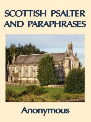 cover image of Scottish Psalter and Paraphrases